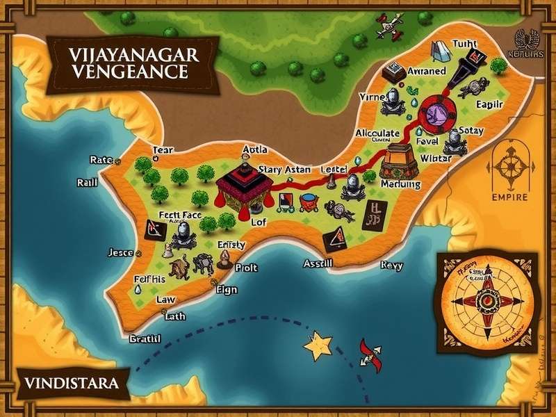 Vijayanagara Empire Map